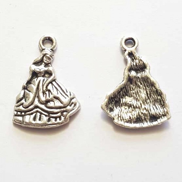 Breloque princesse N&deg;01 Argent