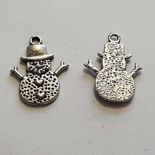 Breloque p&egrave;re no&euml;l N&deg;03 Argent