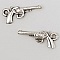 Breloque revolver pistolet N&deg;01 Argent