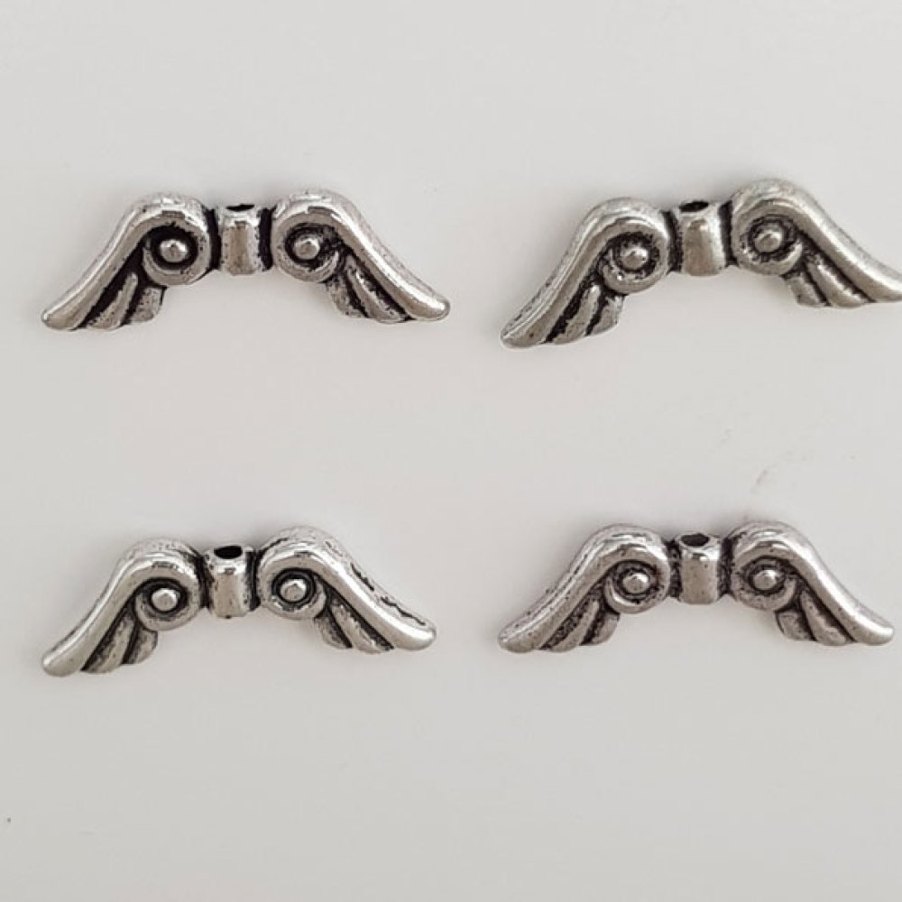 Breloques Ailes N&deg;04 Argent