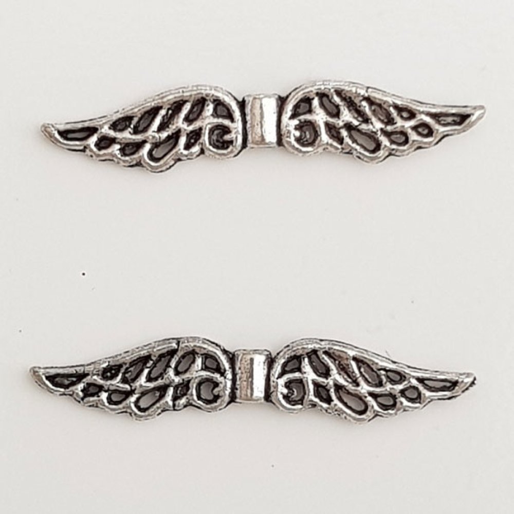 Breloques Ailes N&deg;08 Argent