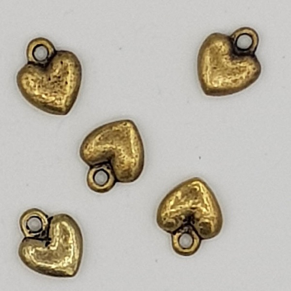 Breloques C&oelig;ur N&deg;38 Bronze