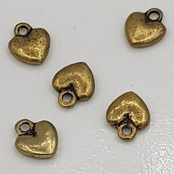 Breloques C&oelig;ur N&deg;38 Bronze
