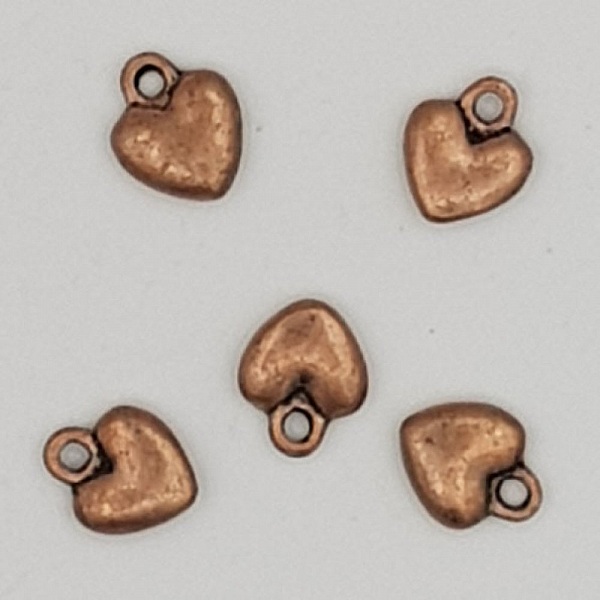 Breloques C&oelig;ur N&deg;38 Cuivre