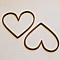 Breloques C&oelig;ur N&deg;50 Bronze