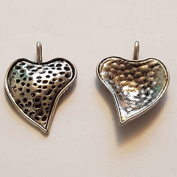 Breloques C&oelig;ur N&deg;60 Argent