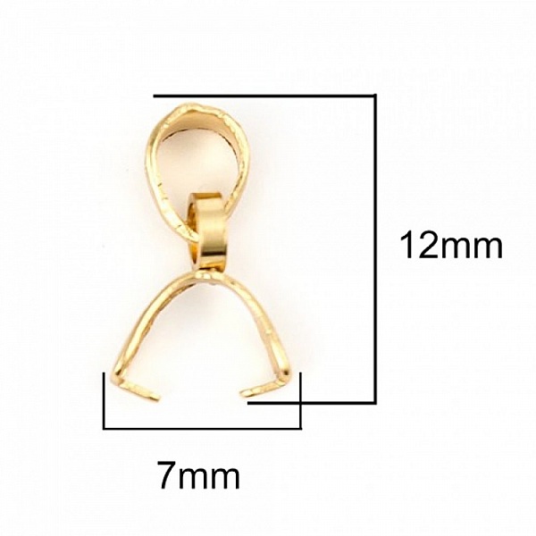 B&eacute;li&egrave;re &agrave; pincer en Acier Inoxydable 3 x 12 mm Dor&eacute;