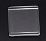 Cabochon Carr&eacute; 25 x 25 mm en verre Tuile transparent N&deg;29