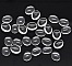 Cabochon Ovale 08 x 10 mm en verre loupe transparent N&deg;15 par 2 pi&egrave;ces