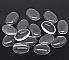 Cabochon Ovale 18 x 25 mm en verre loupe transparent N&deg;19