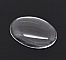 Cabochon Ovale 18 x 25 mm en verre loupe transparent N&deg;19