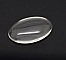 Cabochon Ovale 25 x 35 mm en verre loupe transparent N&deg;20
