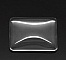 Cabochon Rectangle 18 x 25 mm en verre loupe transparent N&deg;29