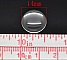 Cabochon Rond 14 mm en verre loupe transparent N&deg;04
