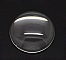 Cabochon Rond 14 mm en verre loupe transparent N&deg;04