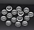 Cabochon Rond 16 mm en verre loupe transparent N&deg;06