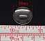 Cabochon Rond 18 mm en verre loupe transparent N&deg;07
