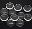 Cabochon Rond 35 mm en verre Loupe transparent N&deg;14