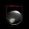 Cabochon Rond 38 mm en verre transparent