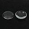Cabochon Rond 58 mm en verre transparent