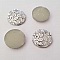Cabochons N&deg;02 motif fleur r&eacute;sine 20 mm