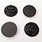 Cabochons N&deg;05 motif fleur r&eacute;sine 20 mm