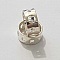 Cage Anneau Pour Perle De 14 mm Argent N&deg;01