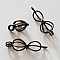 Cage Goutte Pour Perle De 8 mm Bronze N&deg;01