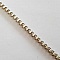 Chaine maille carr&eacute; 4 mm Argent