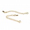 Cha&icirc;ne d'Extension Pour Collier Bracelet en Cuivre Plaqu&eacute; OR