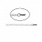 Cha&icirc;ne d'Extension Pour Collier Bracelet en Acier Inoxydable 6 cm N&deg;01