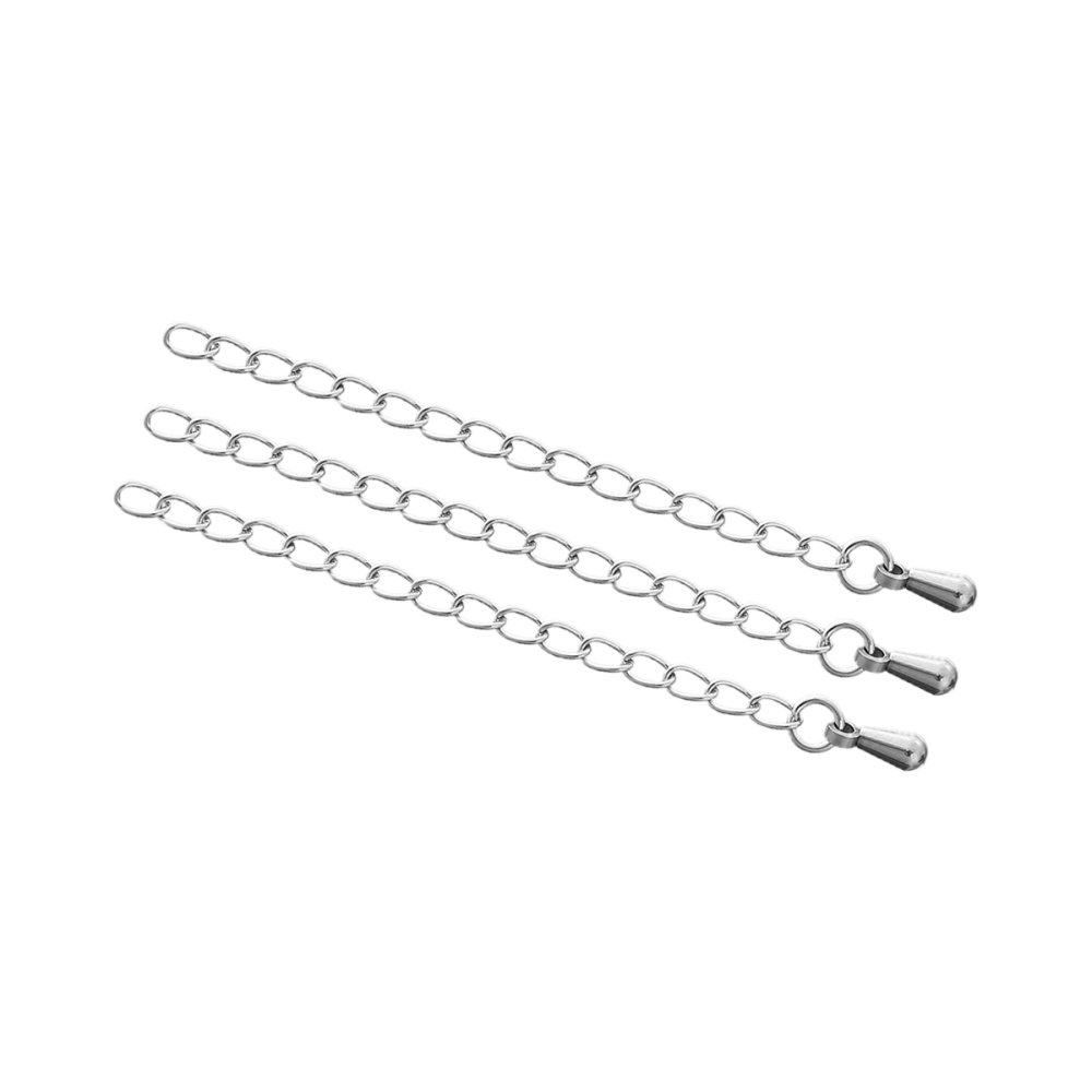 Cha&icirc;ne d'Extension Pour Collier Bracelet en Acier Inoxydable 6 cm N&deg;01