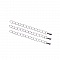 Cha&icirc;ne d'Extension Pour Collier Bracelet en Acier Inoxydable 6 cm N&deg;02