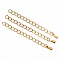 Cha&icirc;ne d'Extension Pour Collier Bracelet en Acier Inoxydable 6 cm N&deg;03 Dor&eacute;