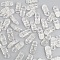 Clips Transparent masque 3.3cm x 1.3cm x 10 pi&egrave;ces