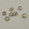 Clous rivet &agrave; griffes Carr&eacute; 09 mm Argent 20 pi&egrave;ces