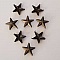 Clous rivet &agrave; griffes Etoile 11 mm Bronze x 10 pi&egrave;ces