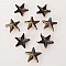 Clous rivet &agrave; griffes Etoile 14 mm Bronze x 10 pi&egrave;ces