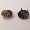 Clous rivet &agrave; griffes Rond 15 mm Bronze 10 pi&egrave;ces