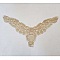 Col Guipure dentelle Dor&eacute;