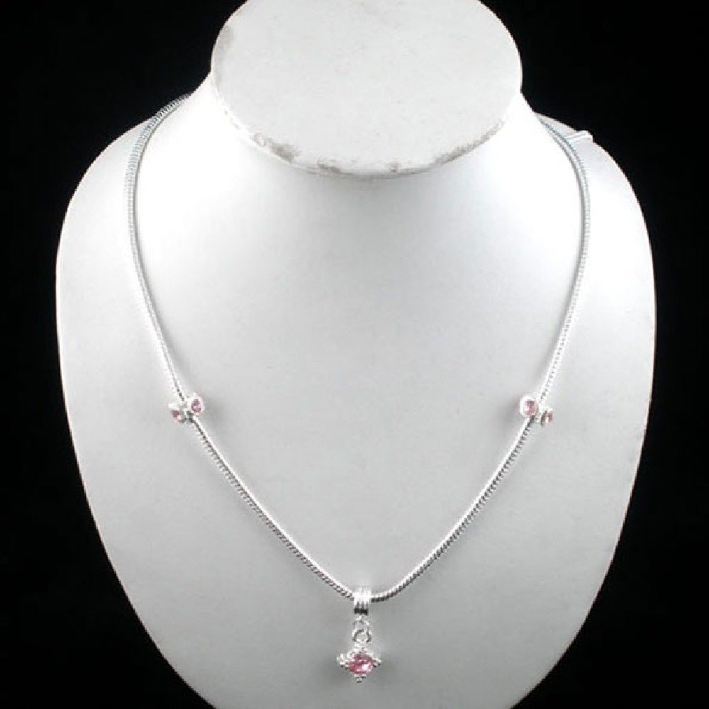 Collier 46cm Argent N&deg;01