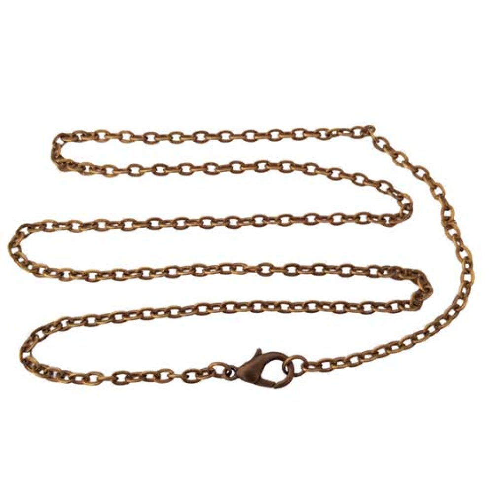 Collier Bronze maille de 50 cm N&deg;01