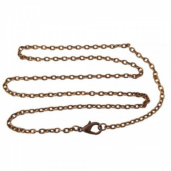 Collier Bronze maille de 50 cm N&deg;01