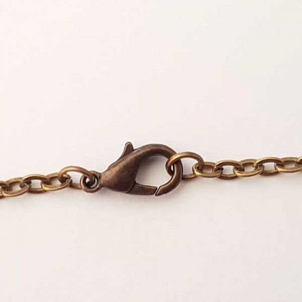 Collier Bronze maille de 50 cm N&deg;01