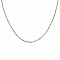 Collier Chaine N&deg;03 Plaqu&eacute; Platine Maille For&ccedil;at 45 cm