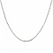 Collier N&deg;01 Plaqu&eacute; Platine Maille For&ccedil;at 47 cm