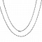 Collier N&deg;01 cha&icirc;ne boule 304 acier inoxydable de 60 cm - 3mm