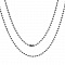 Collier N&deg;02 cha&icirc;ne boule 304 acier inoxydable de 60 cm -2mm