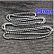 Collier N&deg;03 cha&icirc;ne boule 304 acier inoxydable de 70 cm - 2mm