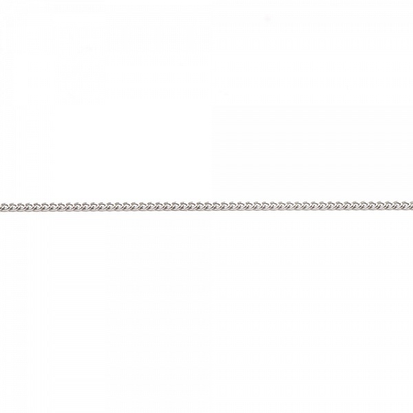 Collier N&deg;05-02 en acier inoxydable maille cheval de 45 cm